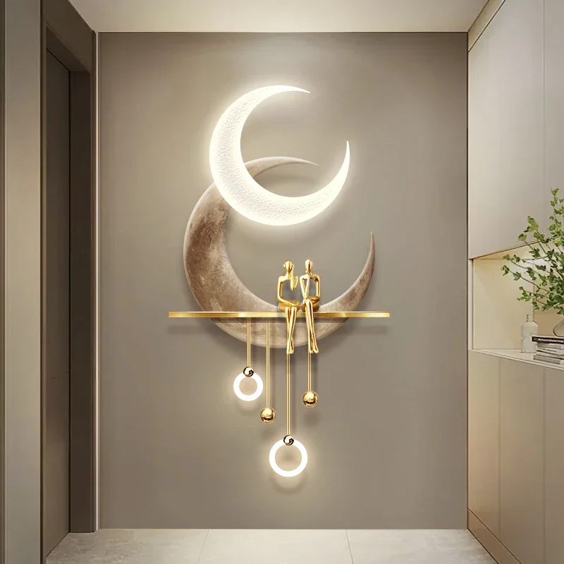 AAHigh-level Entrance Decorati – Hanging Moon Lamp Bewertung und Preis