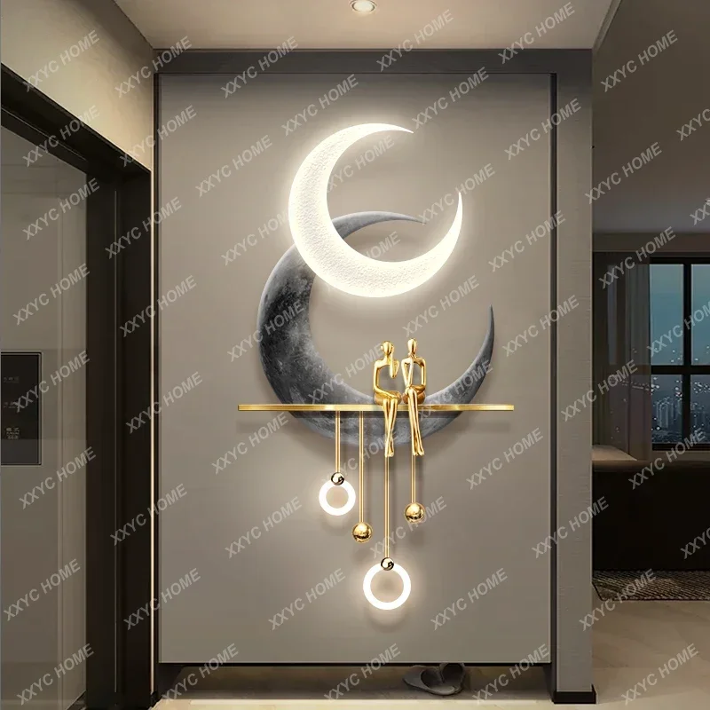 AAHigh-level Entrance Decorati – Hanging Moon Lamp Bewertung und Preis