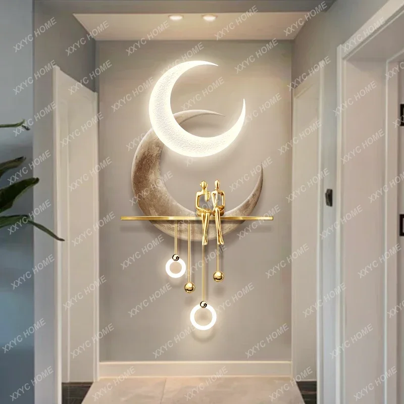 AAHigh-level Entrance Decorati – Hanging Moon Lamp Bewertung und Preis