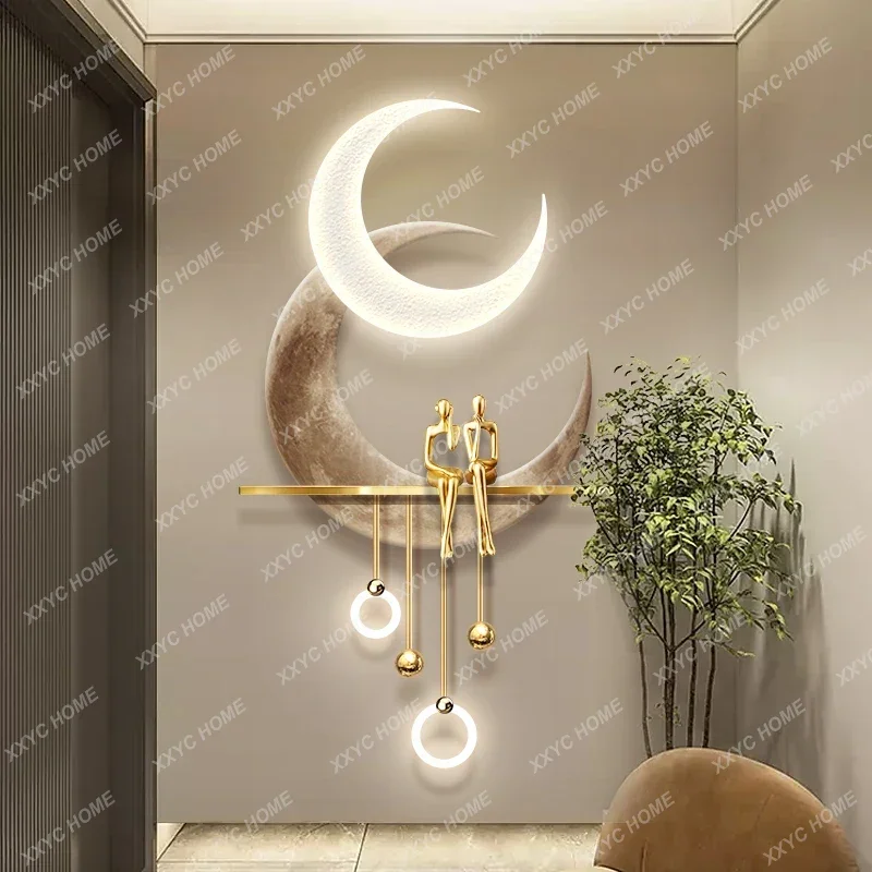 AAHigh-level Entrance Decorati – Hanging Moon Lamp Bewertung und Preis