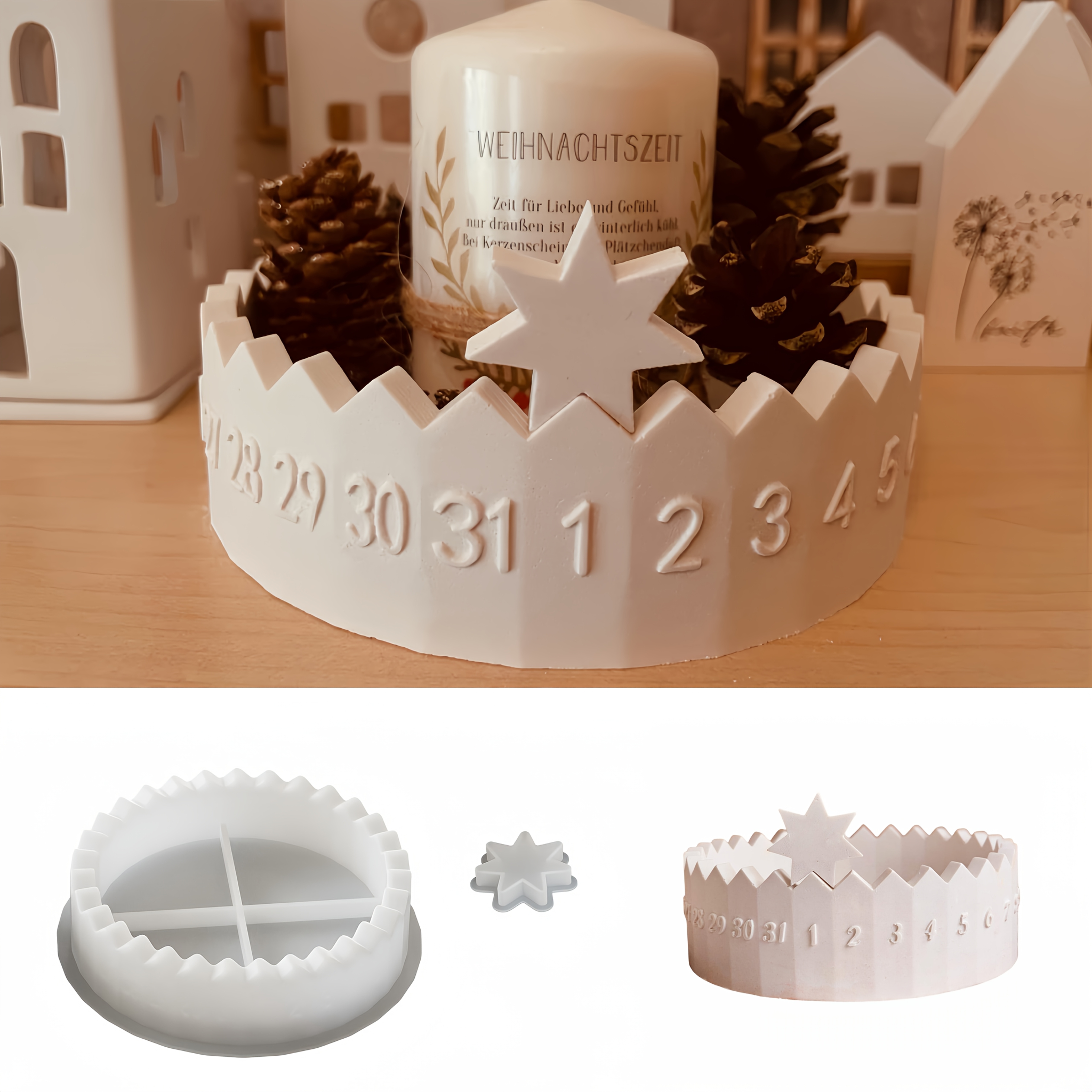 1 set Advent Calendar Silicone – Home Decor Manufacturers Bewertung und Preis