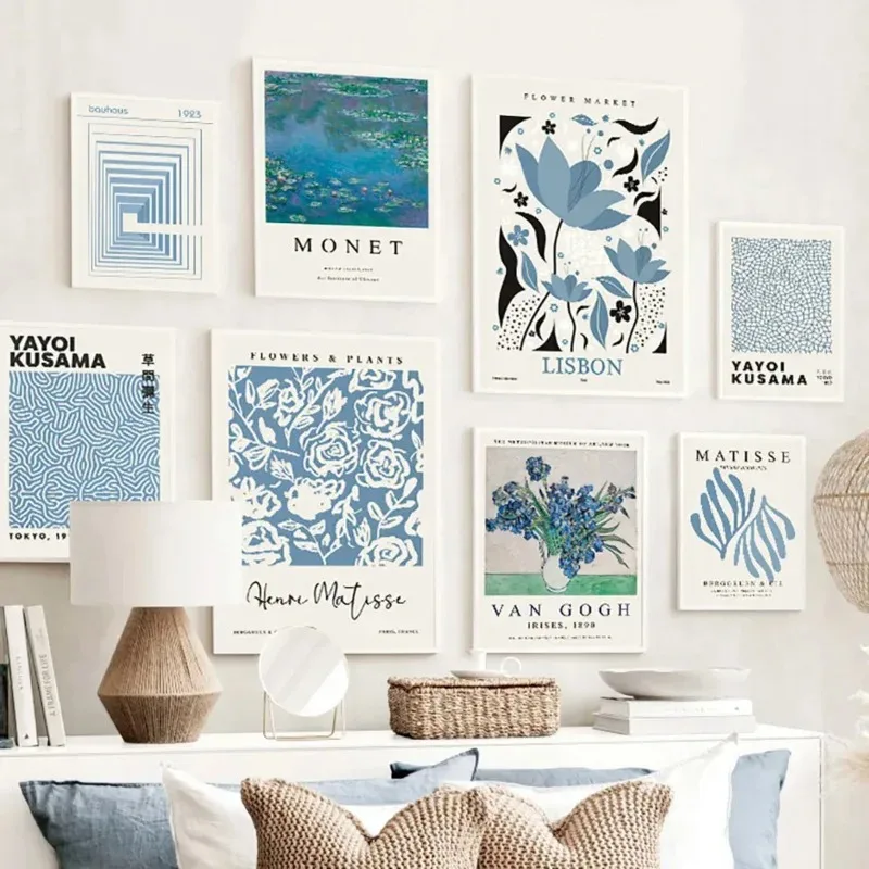 Blue Henri Matisse Yayoi Kusam – Home Decor Market Bewertung und Preis