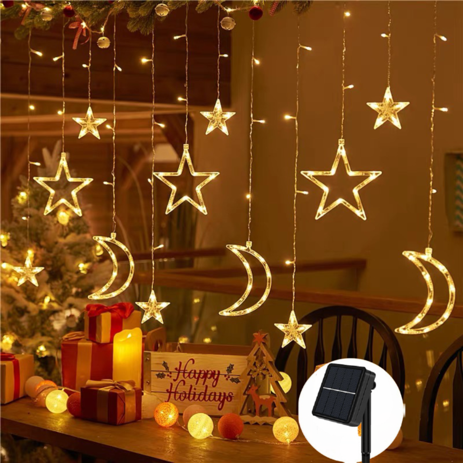3.5M Solar Battery Powered Sta – Hanging Moon Lamp Bewertung und Preis