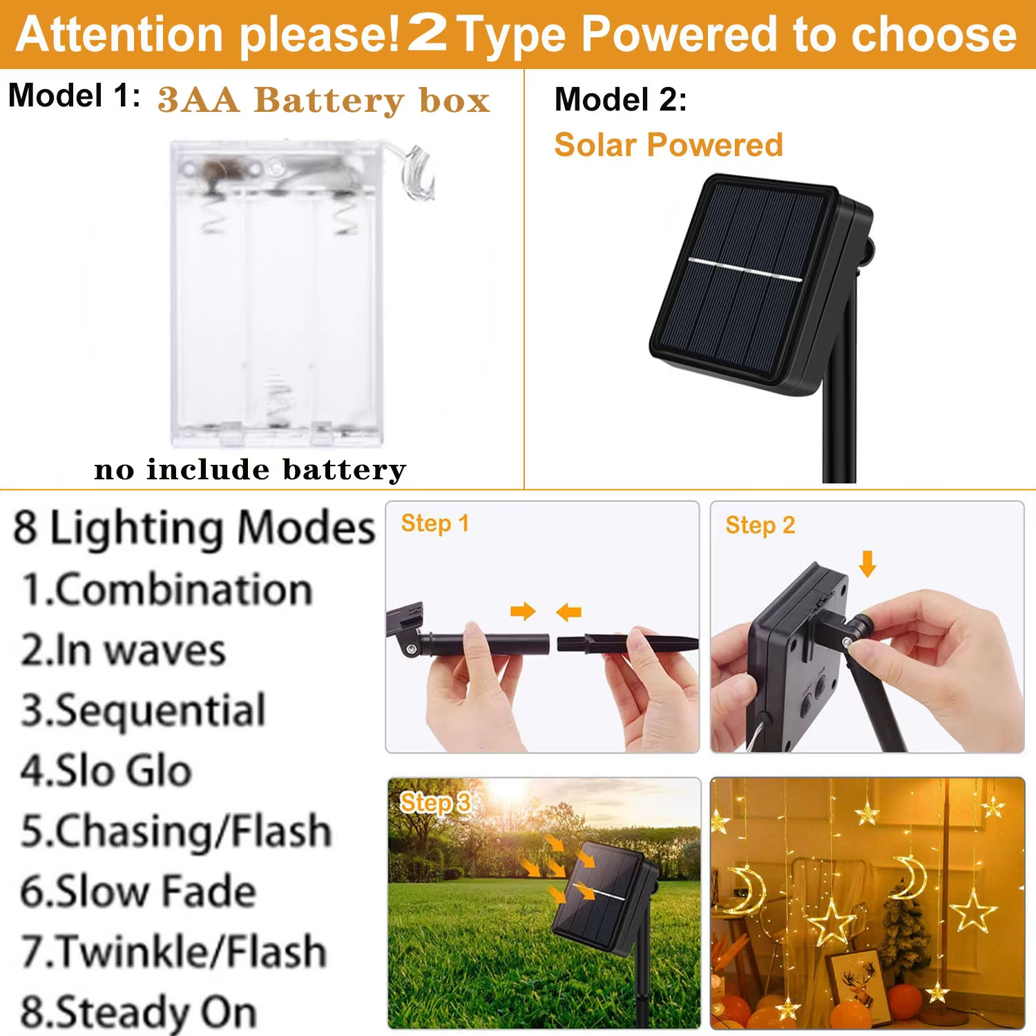 3.5M Solar Battery Powered Sta – Hanging Moon Lamp Bewertung und Preis