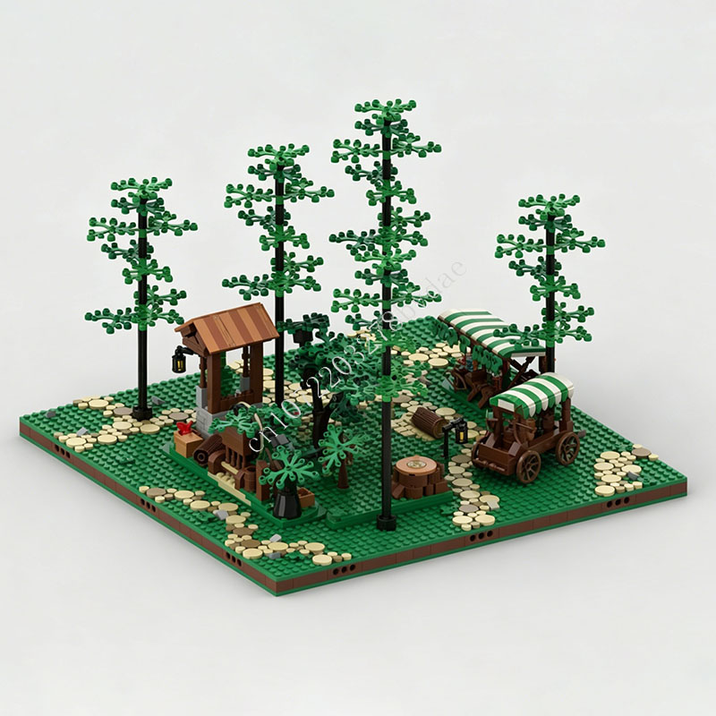 1398 PCS Medieval Forest Marke – Home Decor Market Bewertung und Preis