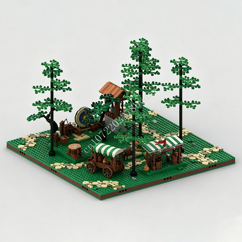 1398 PCS Medieval Forest Marke – Home Decor Market Bewertung und Preis
