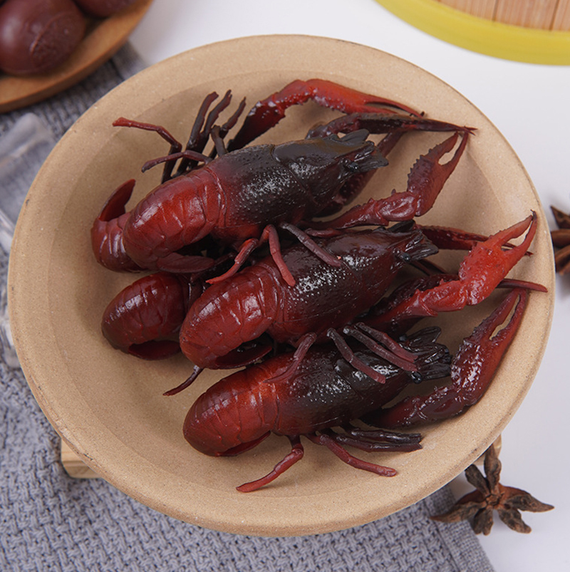 5Pcs Simulated Spicy Crayfish  – Home Decor Market Bewertung und Preis