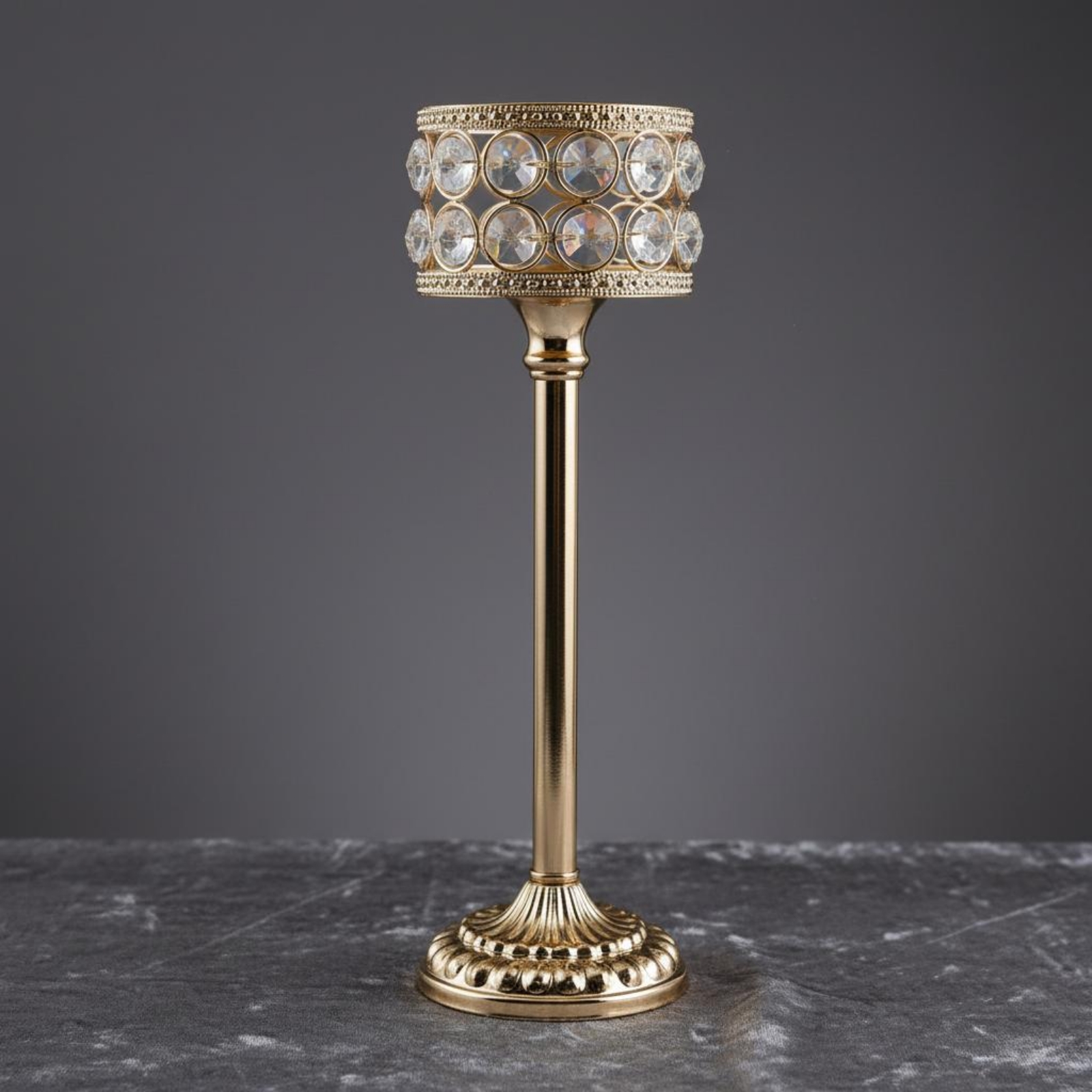 3 Pieces Gold Crystal Candle H – Home Decor Luxury Bewertung und Preis