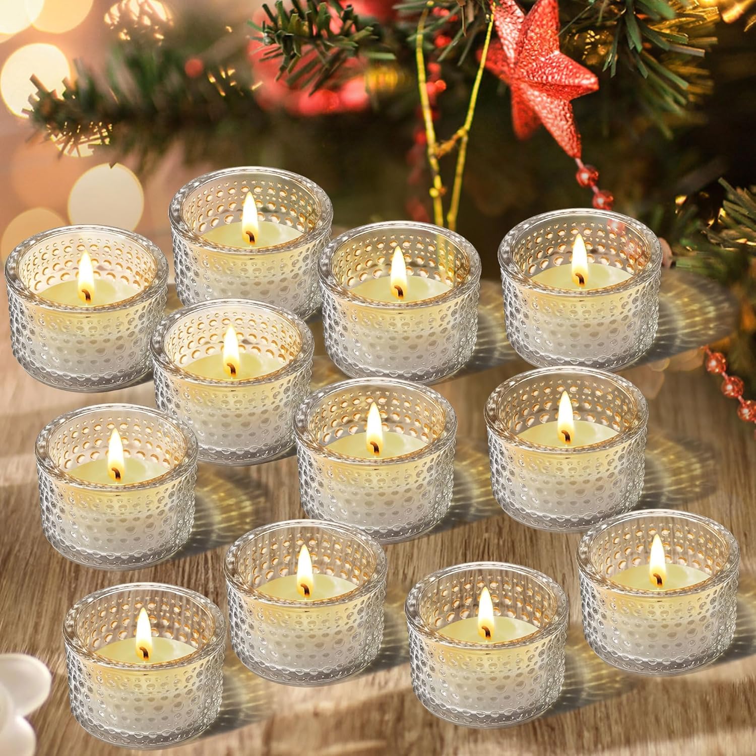 Clear Tealight Candle Holders  – Home Decor For Birthday Bewertung und Preis