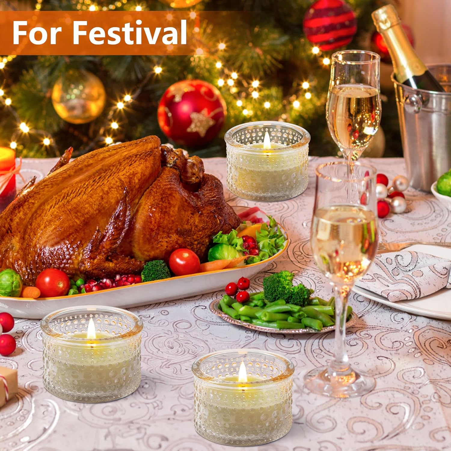 Clear Tealight Candle Holders  – Home Decor For Birthday Bewertung und Preis