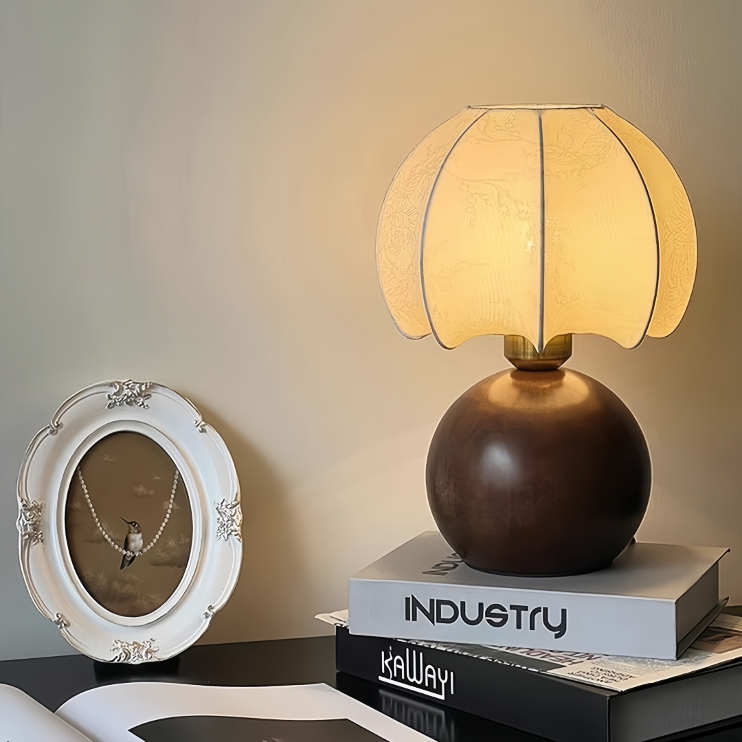 Vintage floral table lamp, med – Home Decor Living Bewertung und Preis
