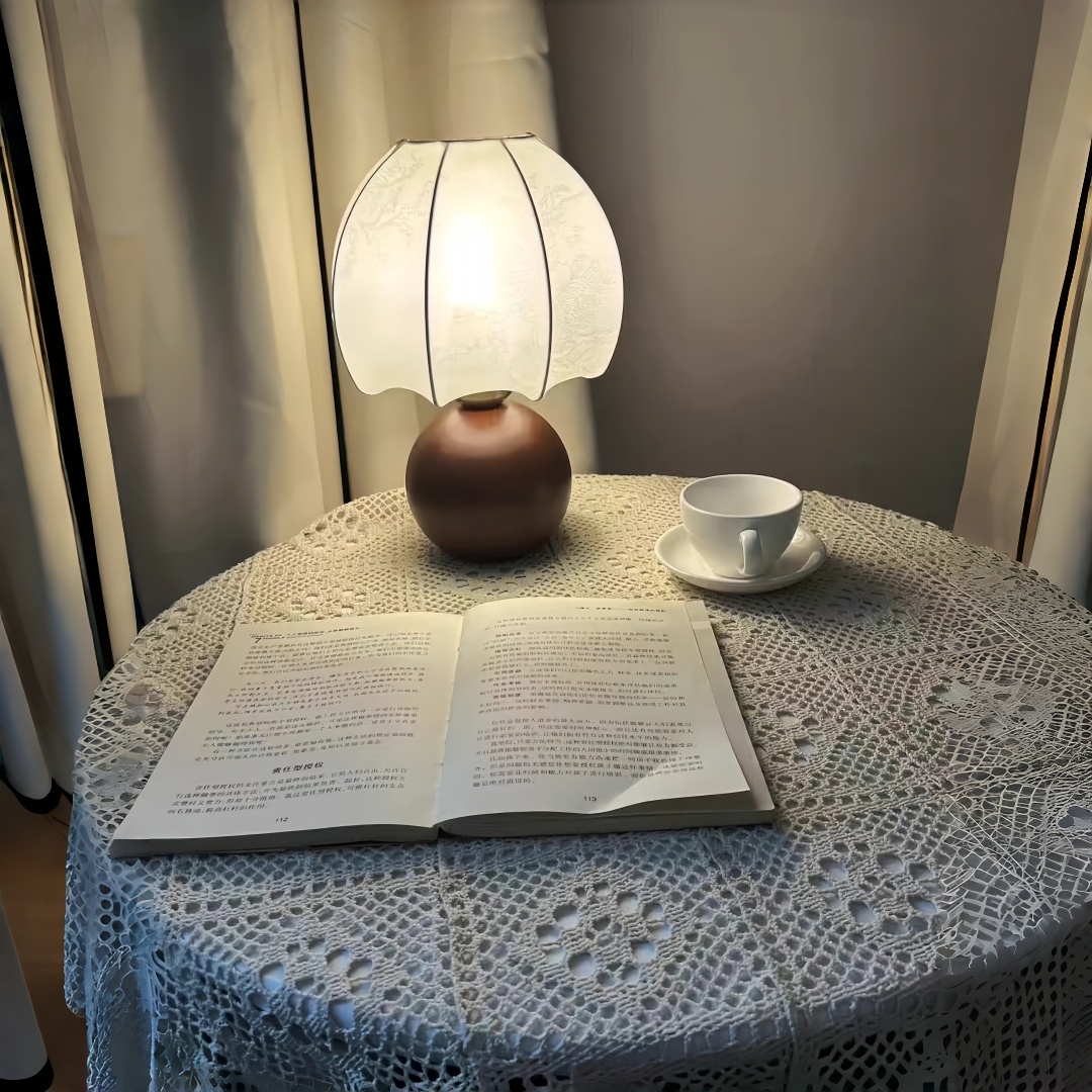 Vintage floral table lamp, med – Home Decor Living Bewertung und Preis