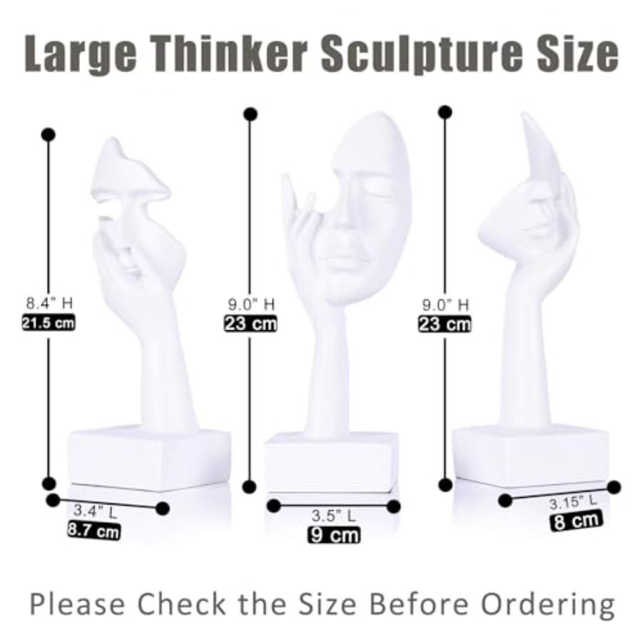 Thinker Large Statue Set - Art – Home Decor Living Bewertung und Preis