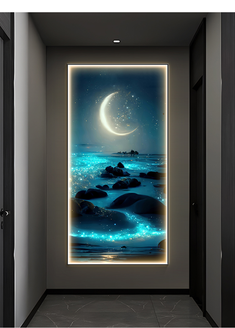 Ocean Waves Wall Lamp Entrance – Hanging Moon Lamp Bewertung und Preis