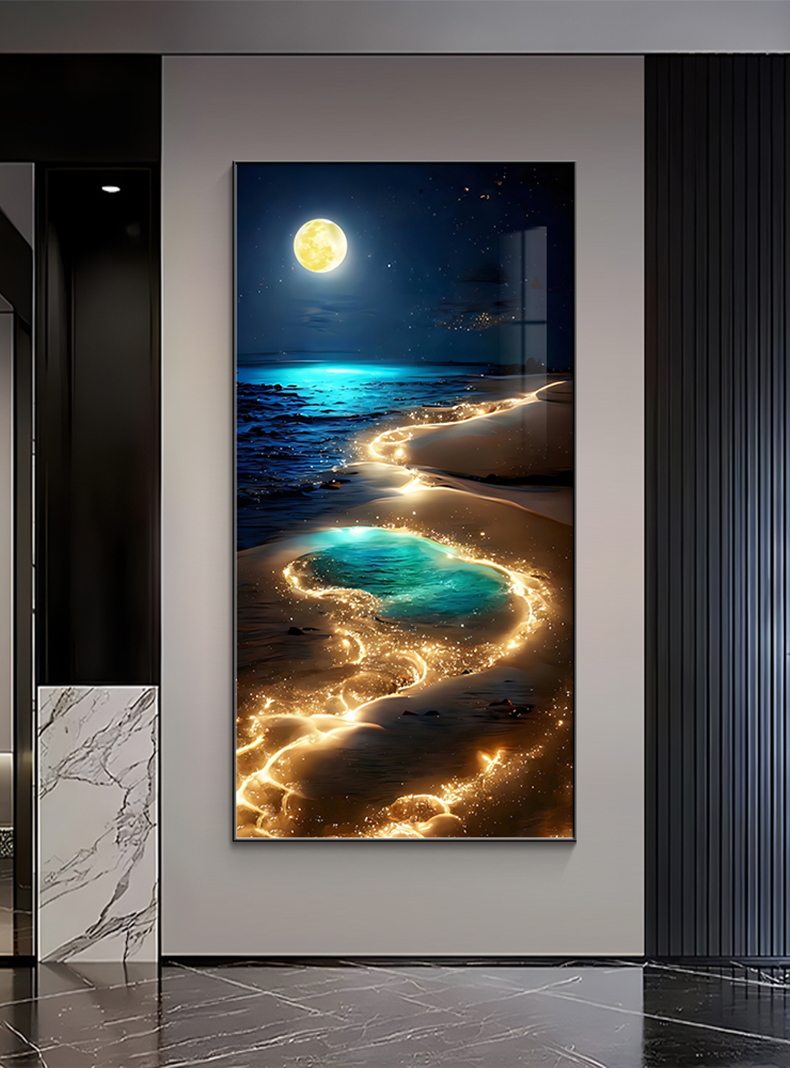 Ocean Waves Wall Lamp Entrance – Hanging Moon Lamp Bewertung und Preis