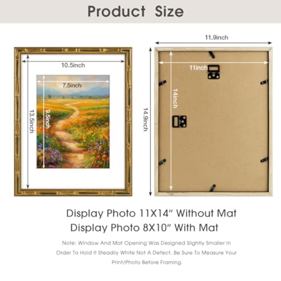Picture Frame - Solid Wood wit – Bamboo Photo Frame Bewertung und Preis