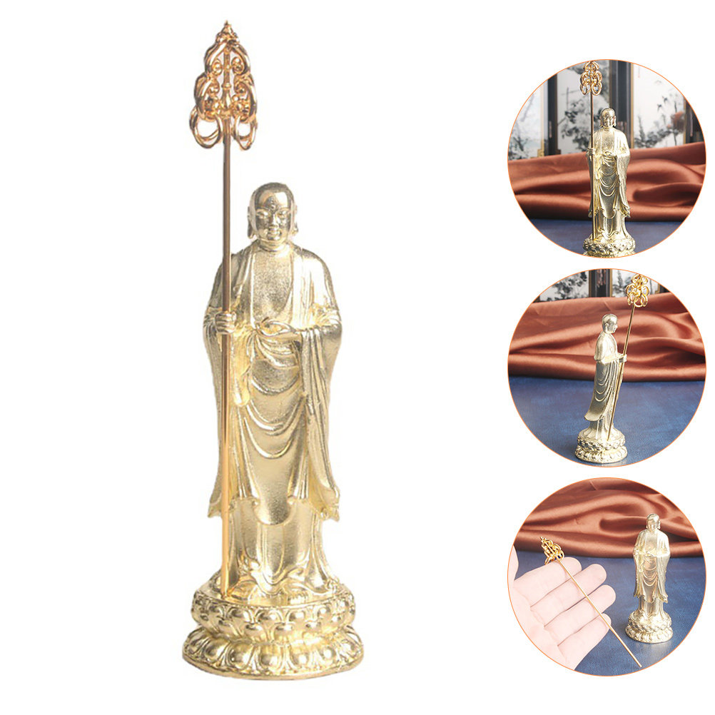 Brass Buddha Statue Monk Spade – Home Decor Zen Bewertung und Preis