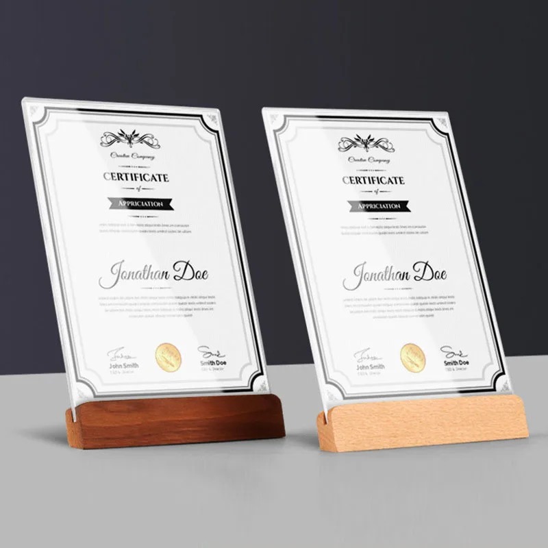 Acrylic Photo Frame Holder Tra – Bamboo Photo Frame Bewertung und Preis