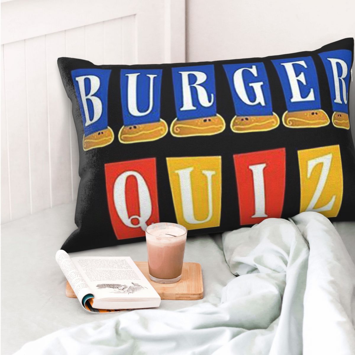 Burger Quiz New Logo Rectangle – Home Decor Quiz Bewertung und Preis