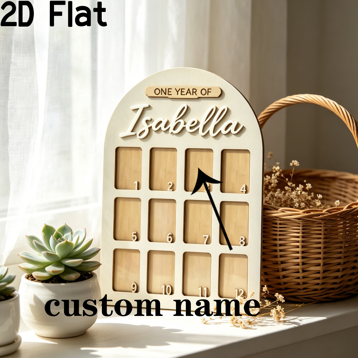 1Pc Custom Photo Record Board  – Home Decor For Birthday Bewertung und Preis