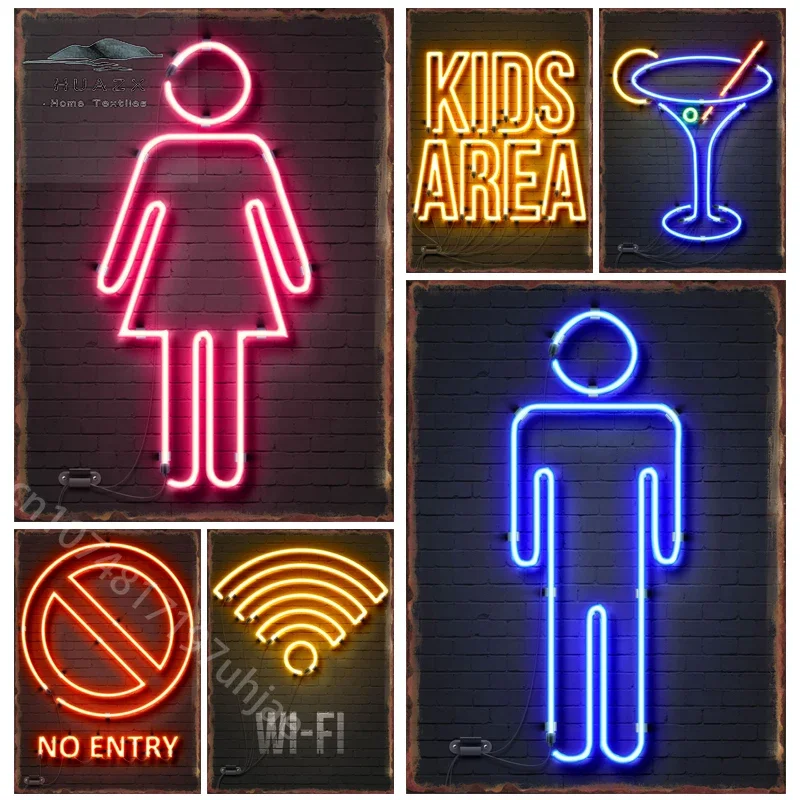 Neon Bar Signs Metal Tin Sign  – Home Decor Market Bewertung und Preis