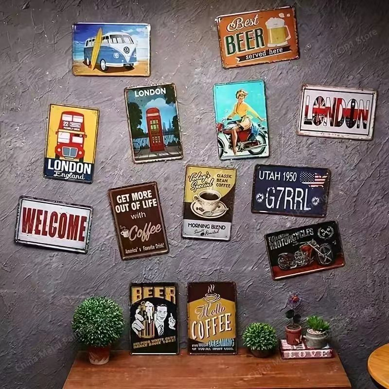 Neon Bar Signs Metal Tin Sign  – Home Decor Market Bewertung und Preis