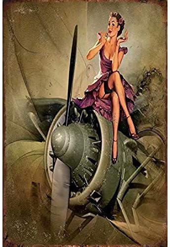 Vintage Tin Sign Military Pin  – Home Decor Store Bewertung und Preis