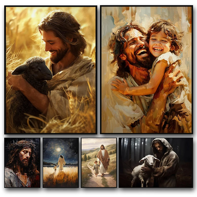 Classic Jesus Christ Walking o – Home Decor Zen Bewertung und Preis