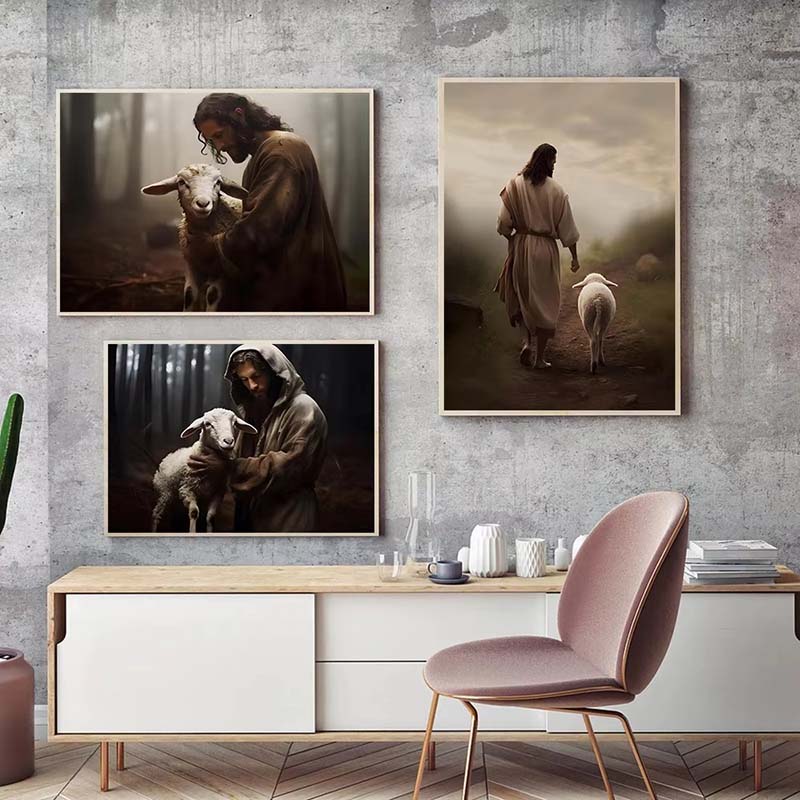 Classic Jesus Christ Walking o – Home Decor Zen Bewertung und Preis