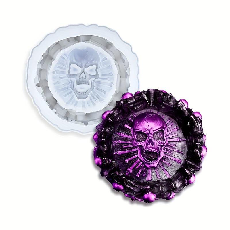 Ashtray mold, skull DIY craft  – Home Decor Manufacturers Bewertung und Preis