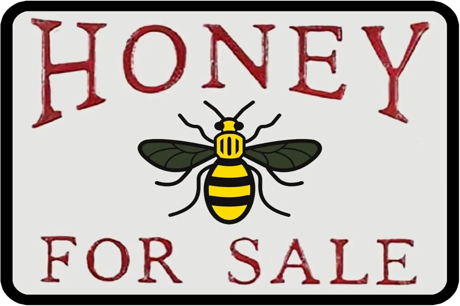 Funny Bee Tin Sign Honey For M – Home Decor Market Bewertung und Preis