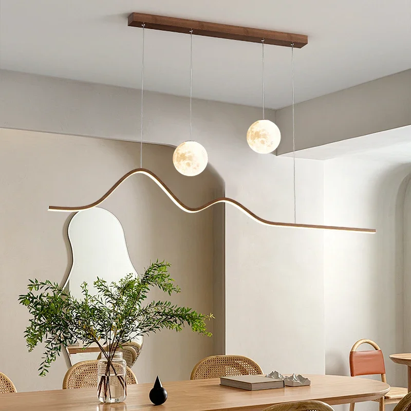 2026 LED Wood Pendant Light Fo – Hanging Moon Lamp Bewertung und Preis