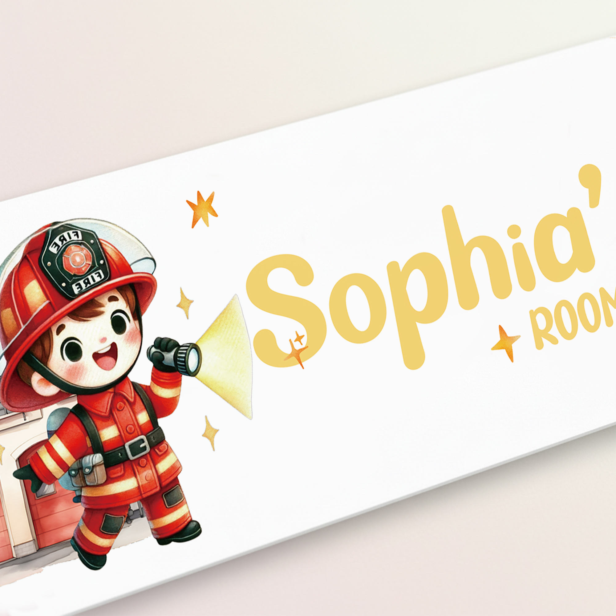 1pc Custom Firefighters Name/T – Home Decor Living Bewertung und Preis