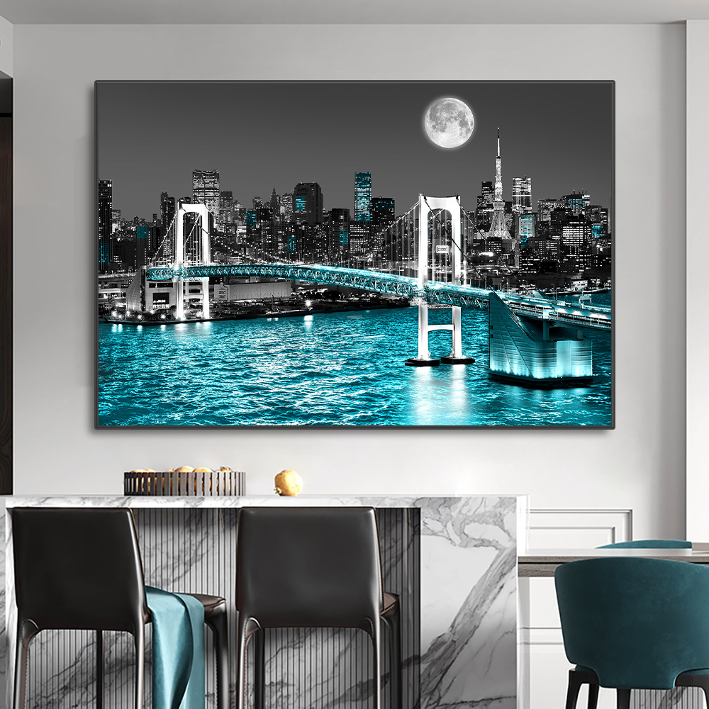 New York Urban Skyline Landsca – Home Decor New York Bewertung und Preis