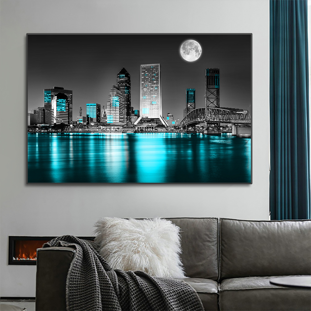 New York Urban Skyline Landsca – Home Decor New York Bewertung und Preis