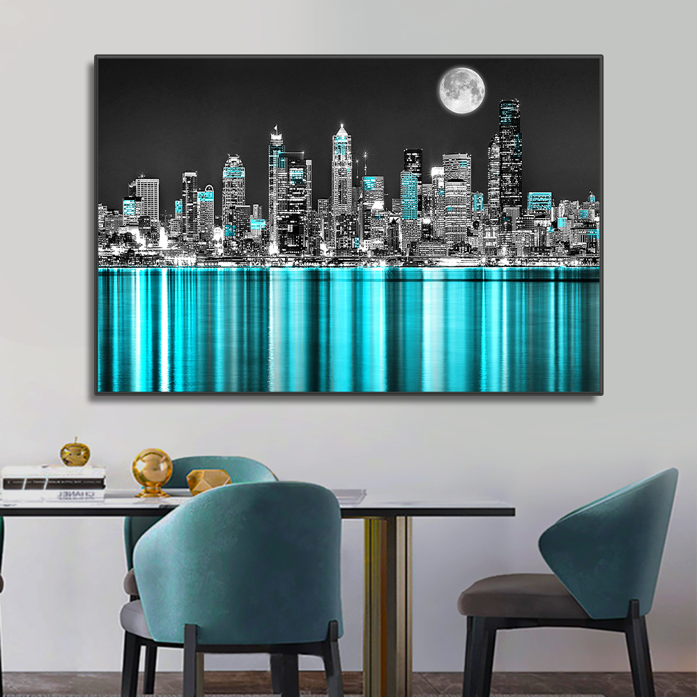 New York Urban Skyline Landsca – Home Decor New York Bewertung und Preis