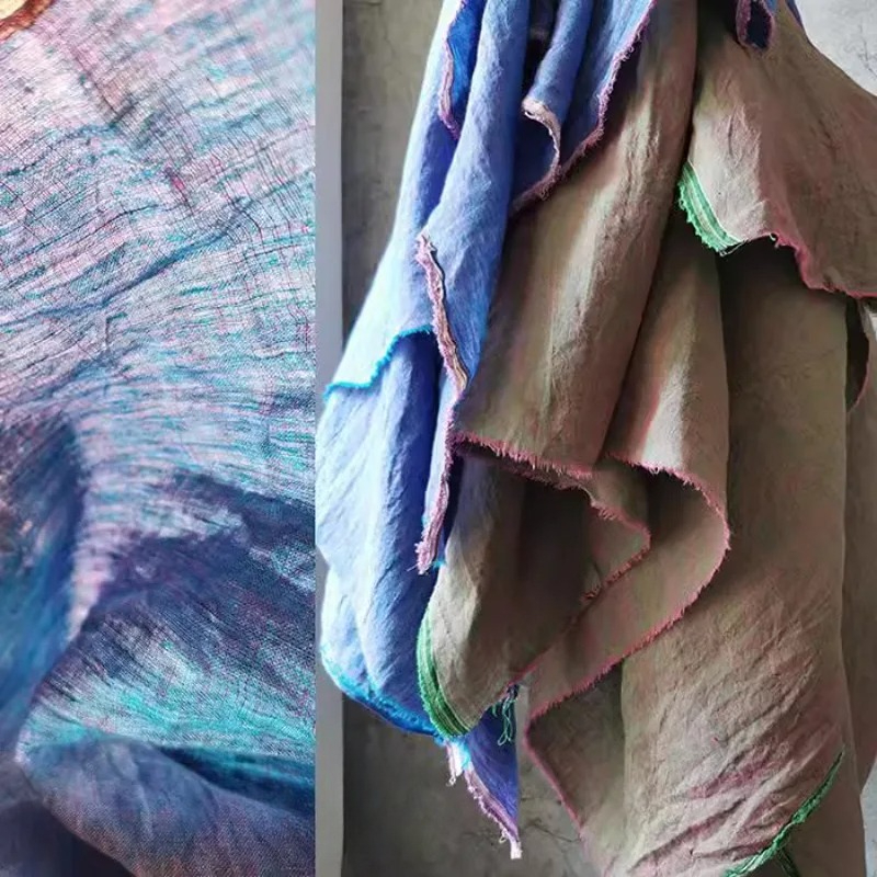 Yarn Dyed Linen Fabric for Diy – Linen Table Runner Bewertung und Preis