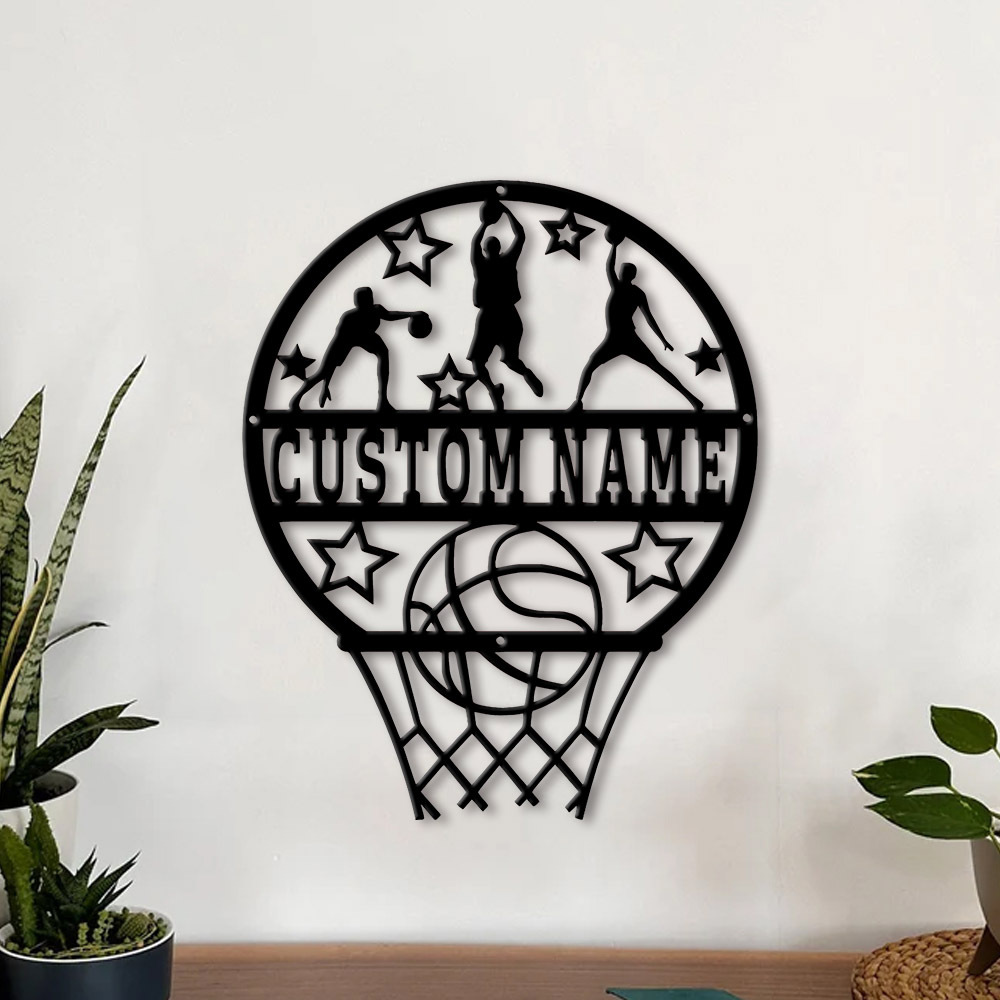 Customizable Iron Basketball D – Home Decor For Birthday Bewertung und Preis
