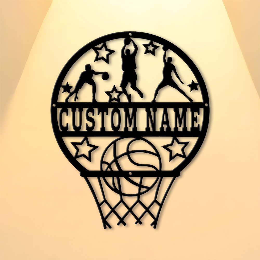 Customizable Iron Basketball D – Home Decor For Birthday Bewertung und Preis