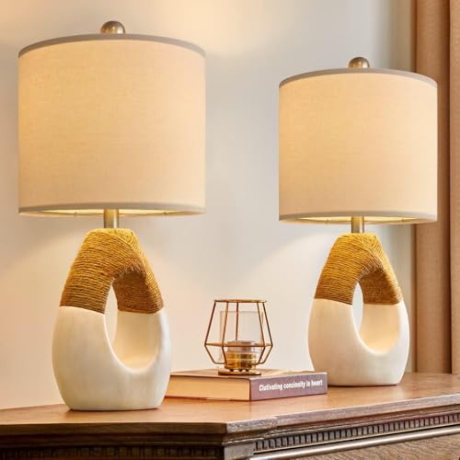 19'' Small Boho Table Lamps fo – Home Decor Living Bewertung und Preis