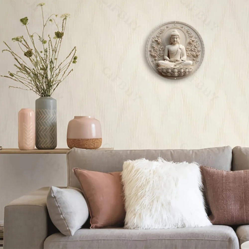 Buddha Statue Metal Sign | 2D  – Home Decor Zen Bewertung und Preis