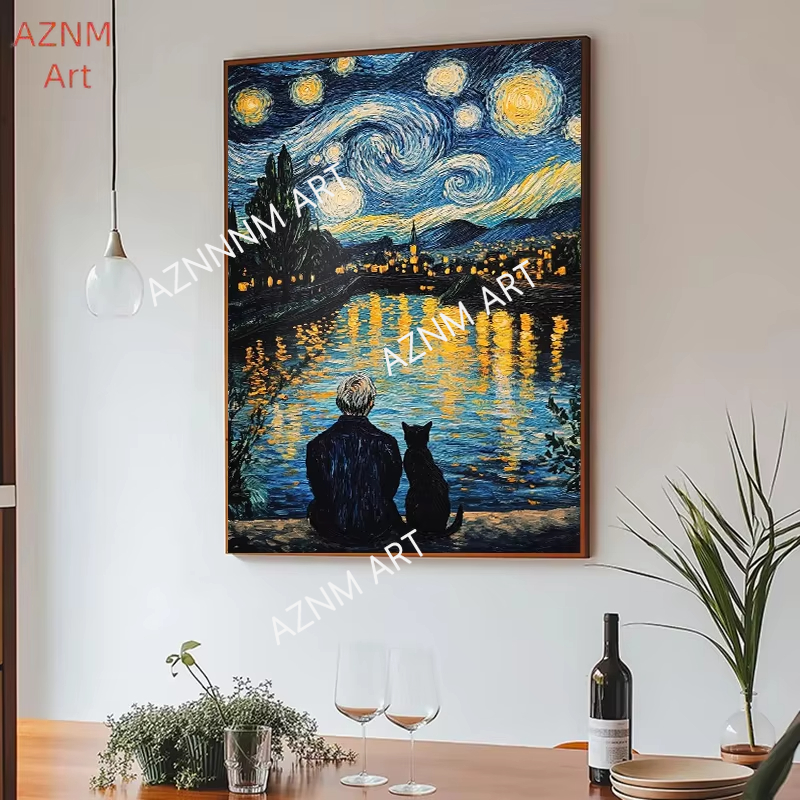Vintage Abstract Landscape Pos – Home Decor New York Bewertung und Preis