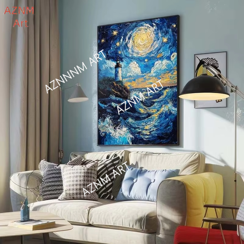Vintage Abstract Landscape Pos – Home Decor New York Bewertung und Preis