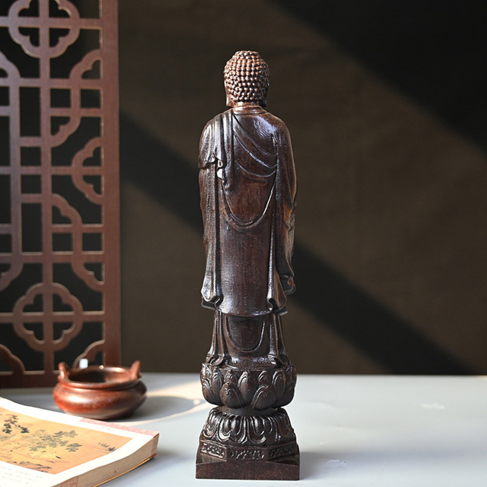 Premium Wood Buddha Statue Sta – Home Decor Zen Bewertung und Preis