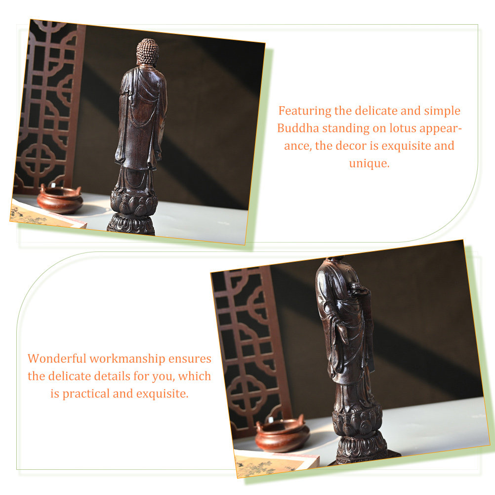 Premium Wood Buddha Statue Sta – Home Decor Zen Bewertung und Preis