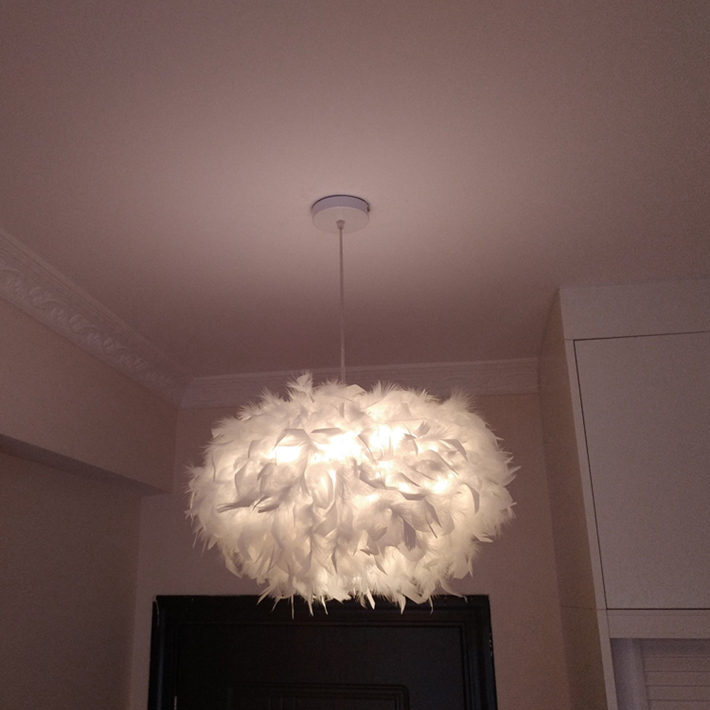Nordic Feather Pendant Light C – Hanging Moon Lamp Bewertung und Preis