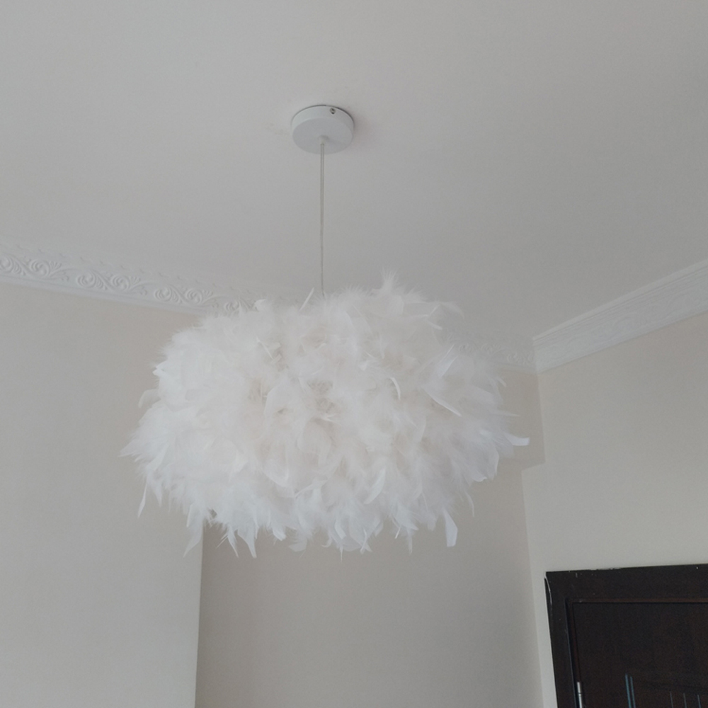Nordic Feather Pendant Light C – Hanging Moon Lamp Bewertung und Preis
