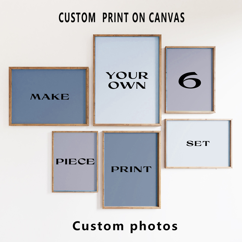 6pcs/set Custom Canvas Prints  – Home Decor Luxury Bewertung und Preis