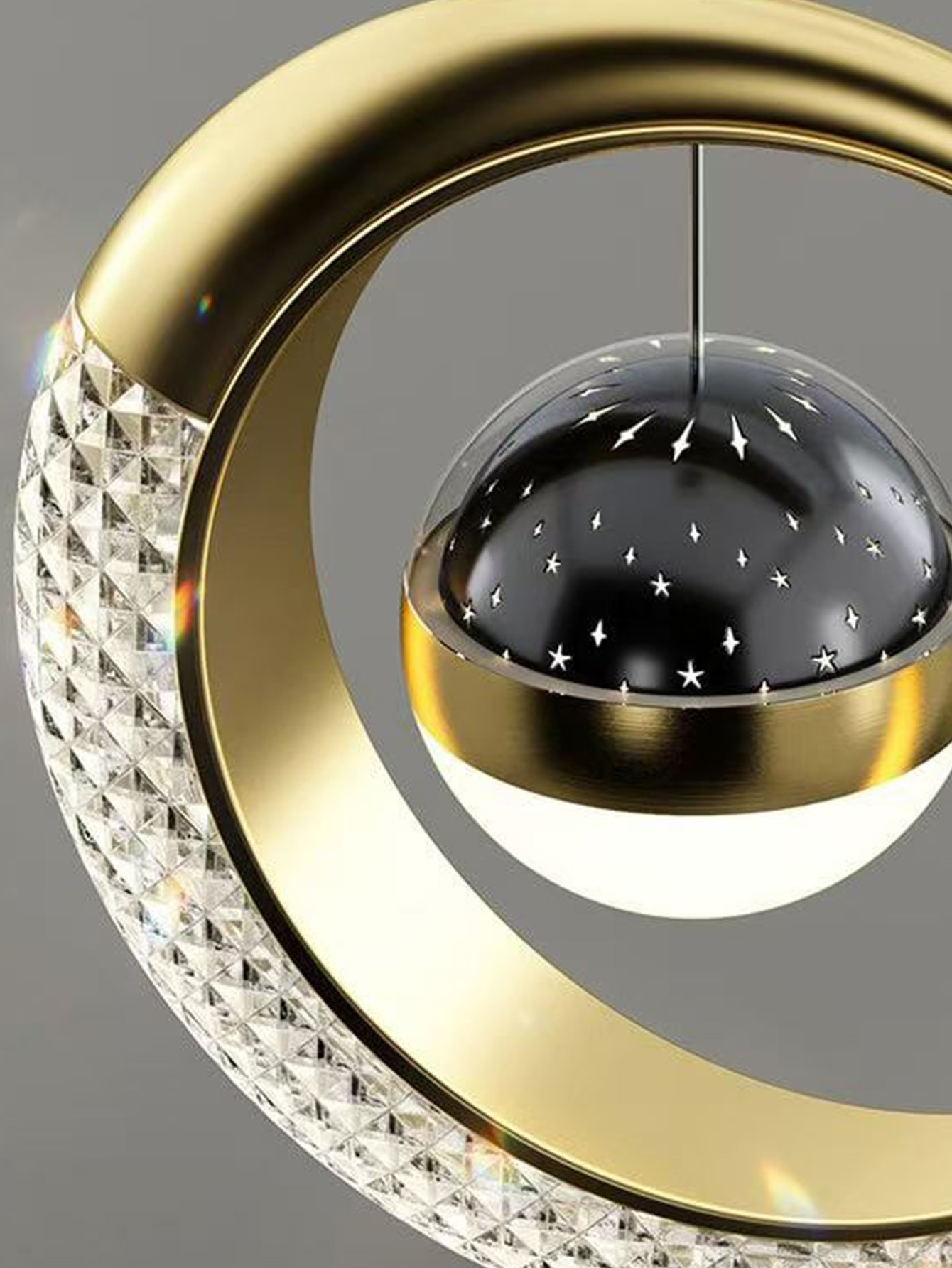 Creative led Ceiling Light wit – Hanging Moon Lamp Bewertung und Preis