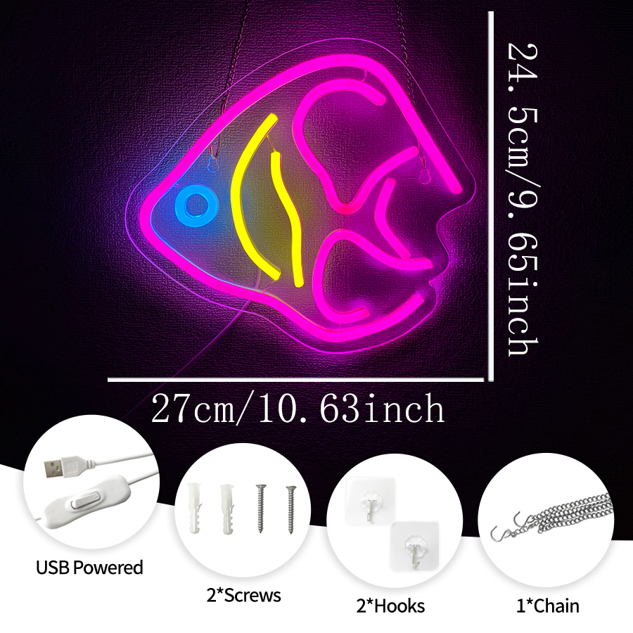 Tropical Fish Led Neon Sign, U – Home Decor Store Bewertung und Preis